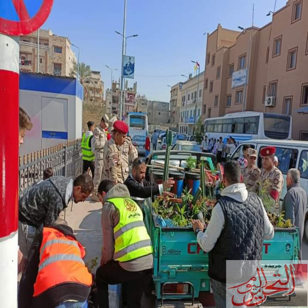 مبادرة العريش جميلة برعاية قواتنا المسلحة تزين شمال سيناء