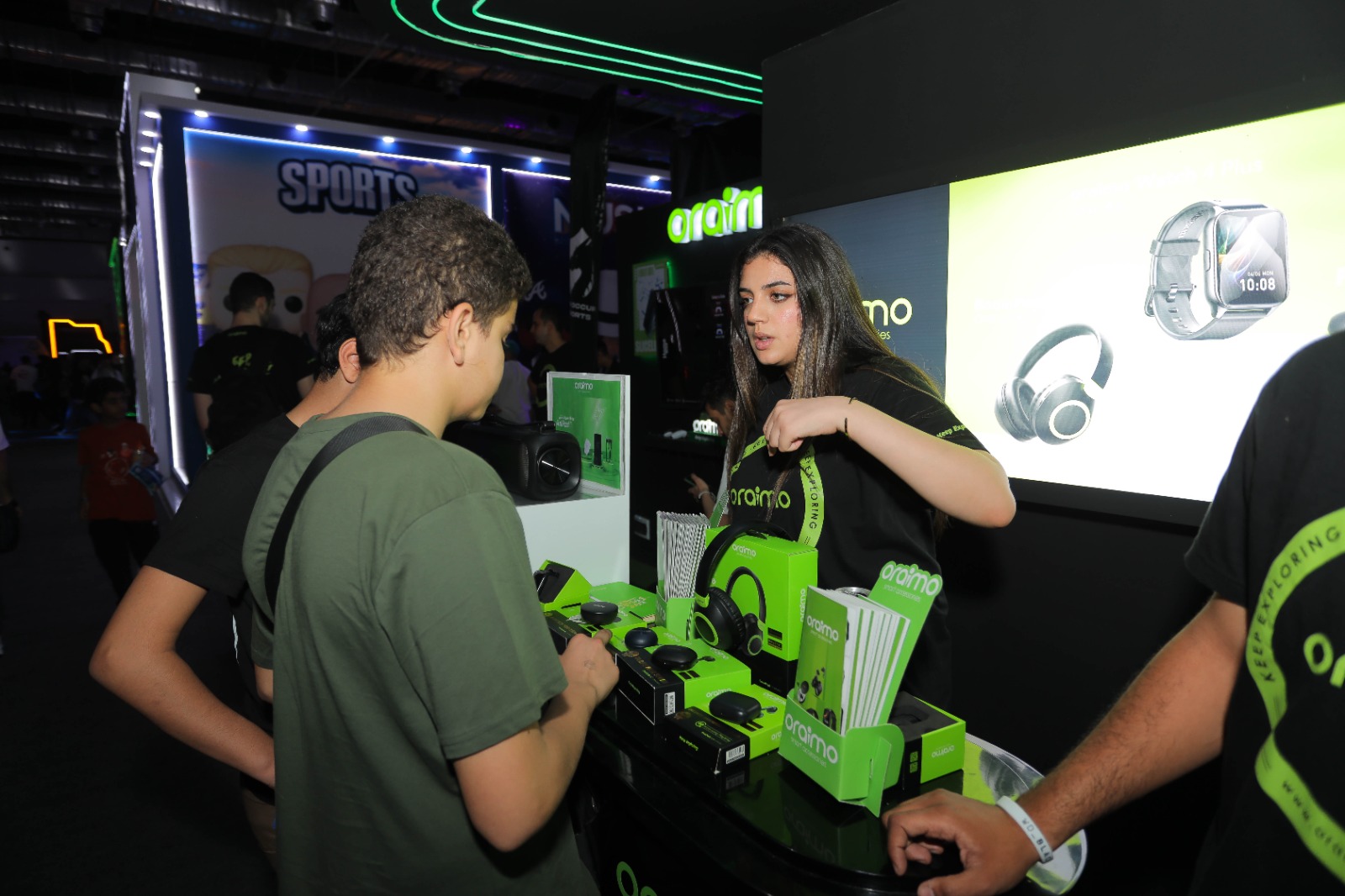 oraimo تتألق في حدث Insomnia Egypt Gaming Festival وتقدم تجربة لعب مذهلة