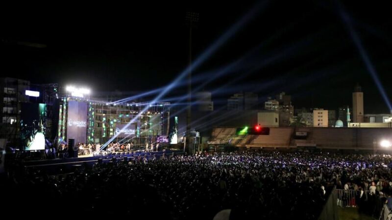 عدوية ورامى جمال والبحراوى يتألقون في حفل City festival شبين الكوم